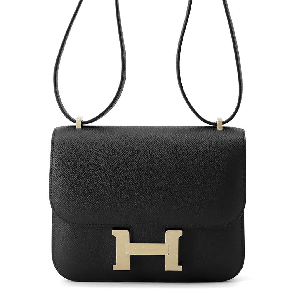 HERMES Constance3 Miroir Black Epsom Size Mini