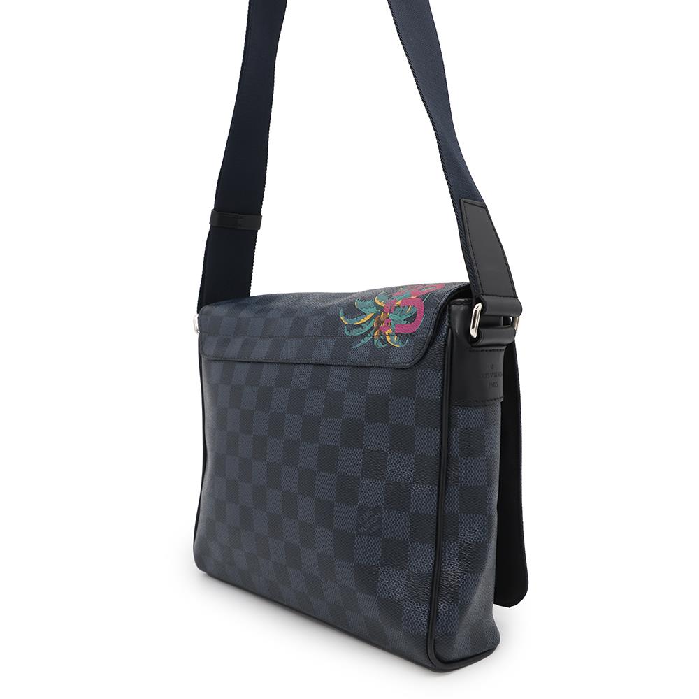 LOUIS VUITTON District NM Navy/NoirN50005 Damier Cobalt Canvas Size PM