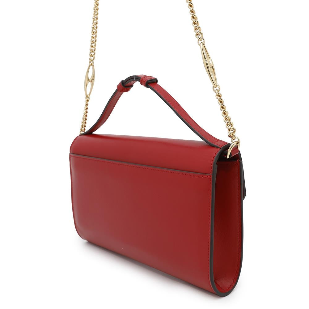 GUCCI Zumi ChainShoulder Red572375 Leather