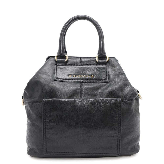Givenchy A4Tote Bag 2WAYBag Black Leather