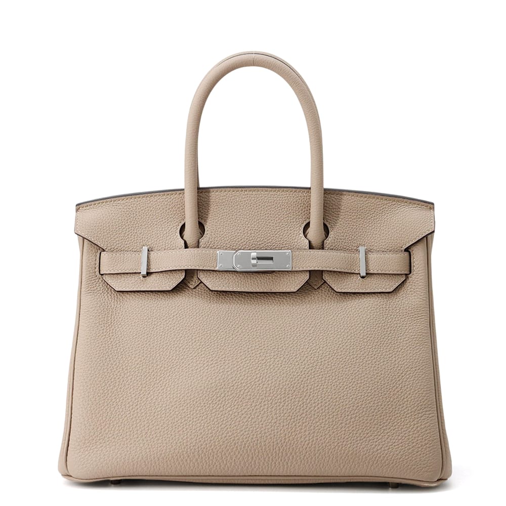 HERMES Birkin Gris Tourterelle Togo Leather Size 30