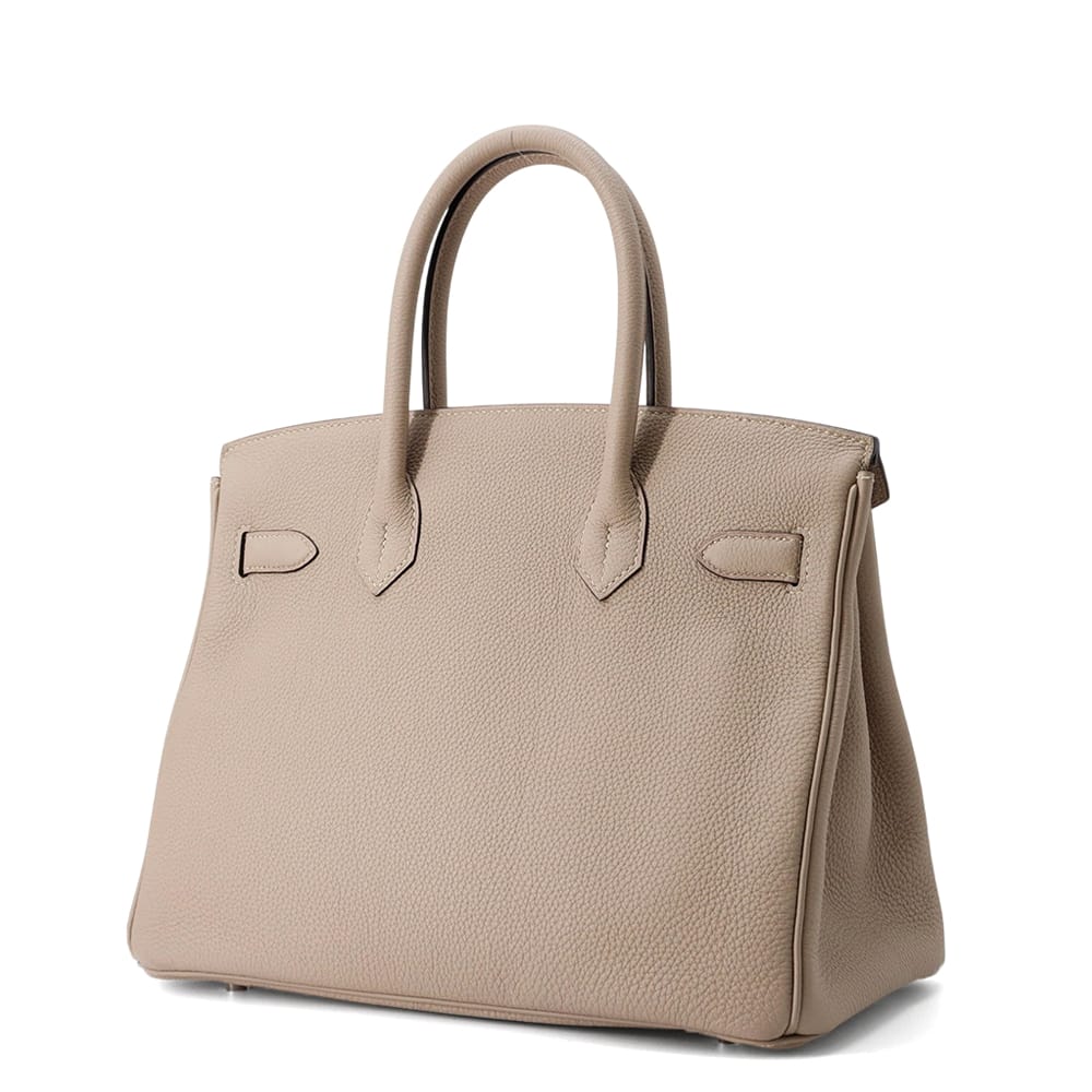 HERMES Birkin Gris Tourterelle Togo Leather Size 30