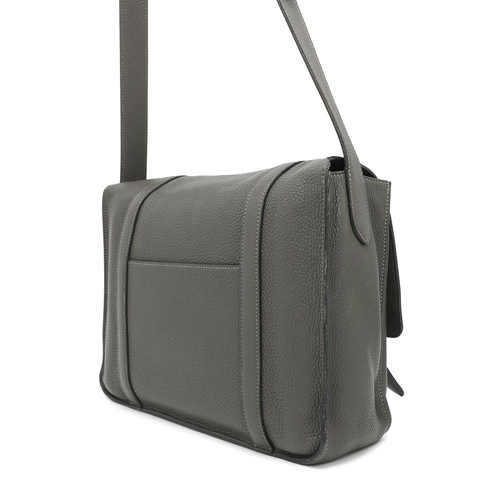 HERMES Steve Buzas Gray Taurillon Clemence Size 35