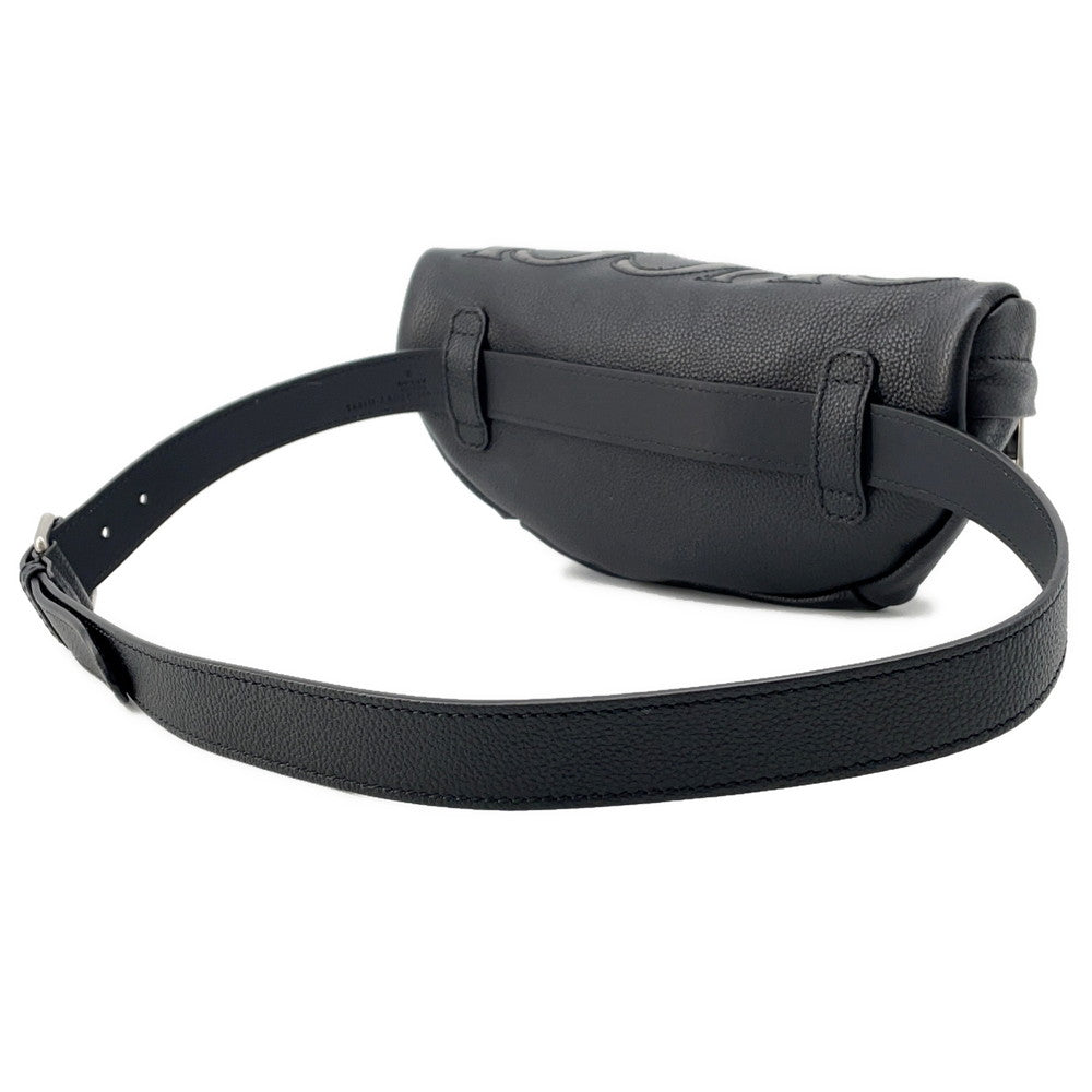 GUCCI Inlay Logo Belt Bag Black768111 Leather