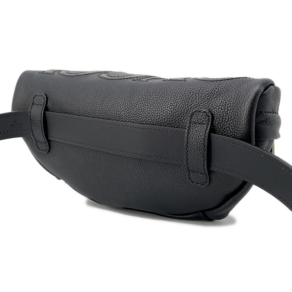 GUCCI Inlay Logo Belt Bag Black768111 Leather