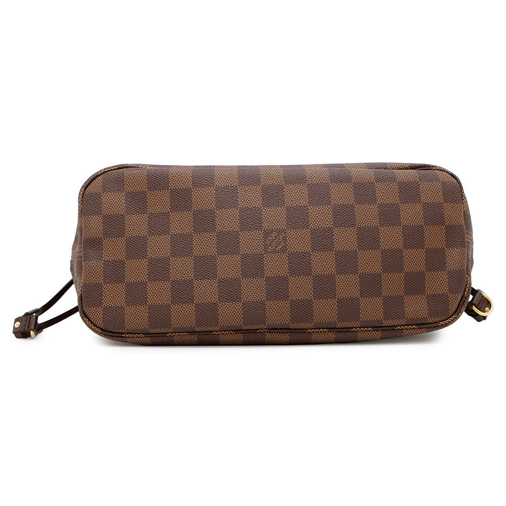 LOUIS VUITTON Neverfull RedN51109 Damier Ebene Canvas Size PM