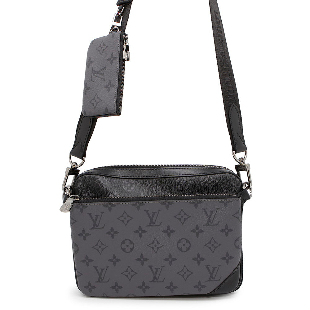 LOUIS VUITTON Trio Messenger NoirM69443 Monogram Eclipse Monogram Eclipse Reverse