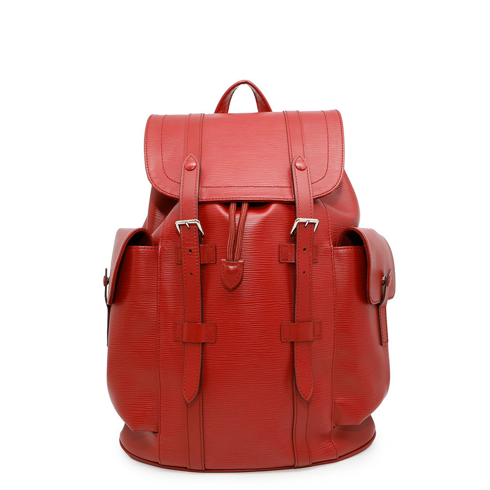 LOUIS VUITTON Christopher RedM58828 Epi Leather Size PM