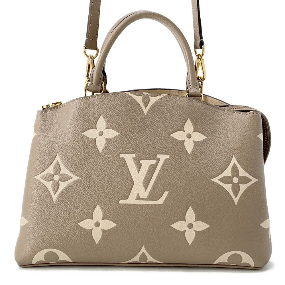 LOUIS VUITTON Petit Palais Tourterelle ClaimsM58914 Bicolor Monogram Empreinte Leather Size PM
