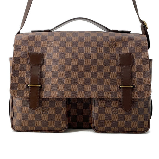 LOUIS VUITTON Broadway RedN42270 Damier Ebene Canvas