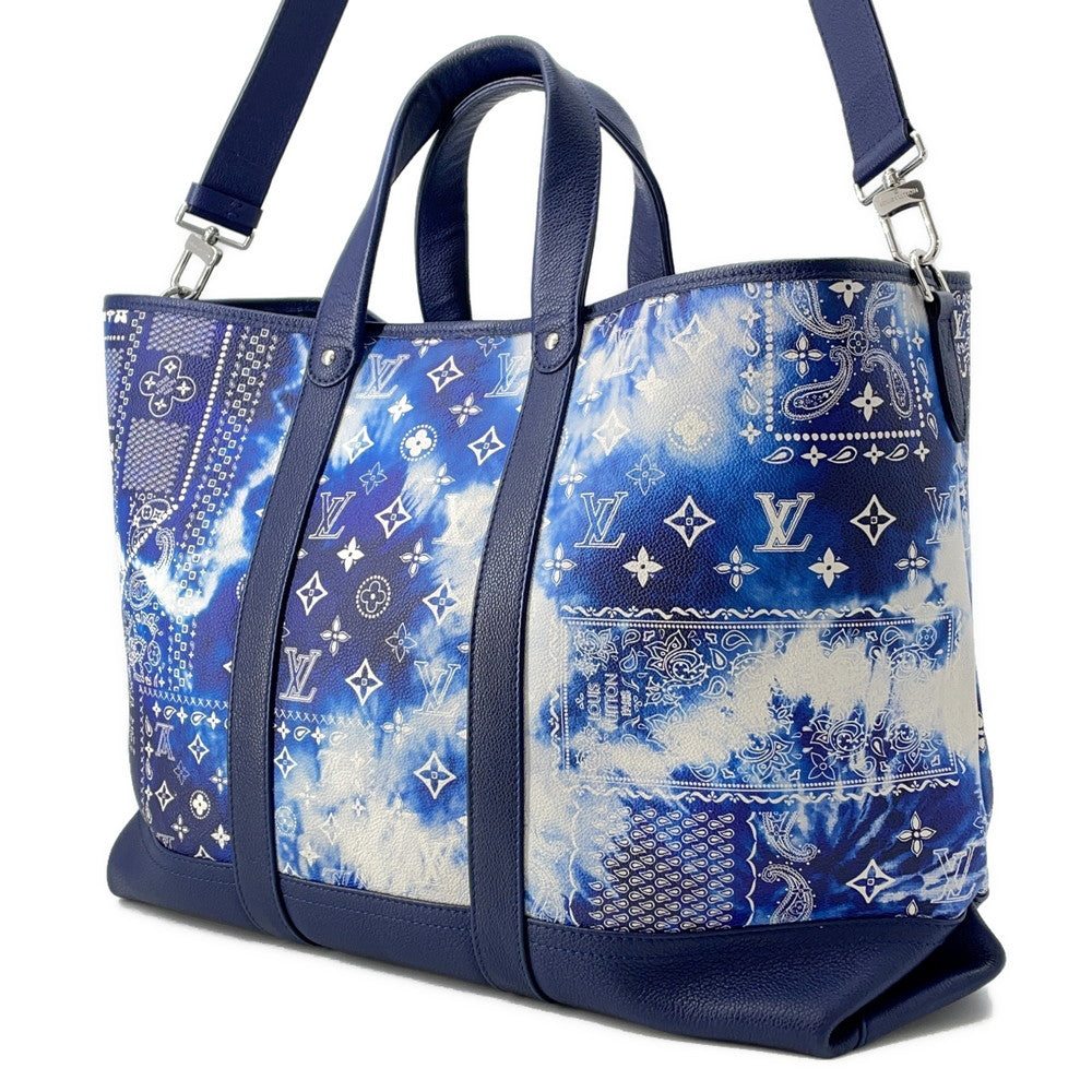 LOUIS VUITTON Trolley tote BlueM20553 Monogram ・Bandana