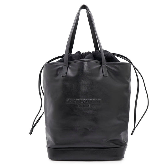 SAINT LAURENT PARIS Teddy Tote Bag Black572673 Leather