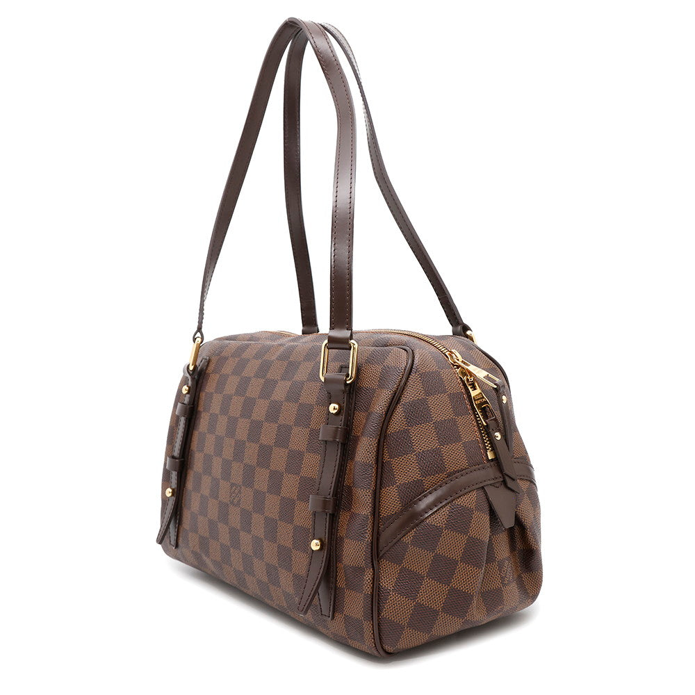 LOUIS VUITTON Rivington RedN41157 Damier Ebene Canvas Size PM