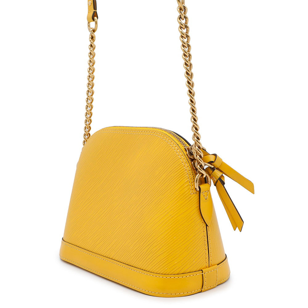 LOUIS VUITTON Alma MINI・Chain CitronM53119 Epi Leather
