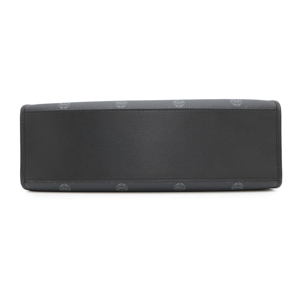 Berluti URIS 2way Tote Black/Brown Leather PVC Size Small