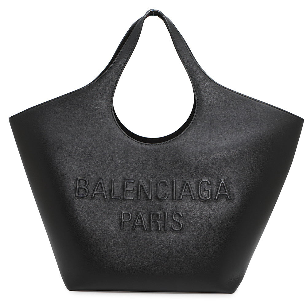 BALENCIAGA Mary Kate Tote Black746974 Leather Size Medium