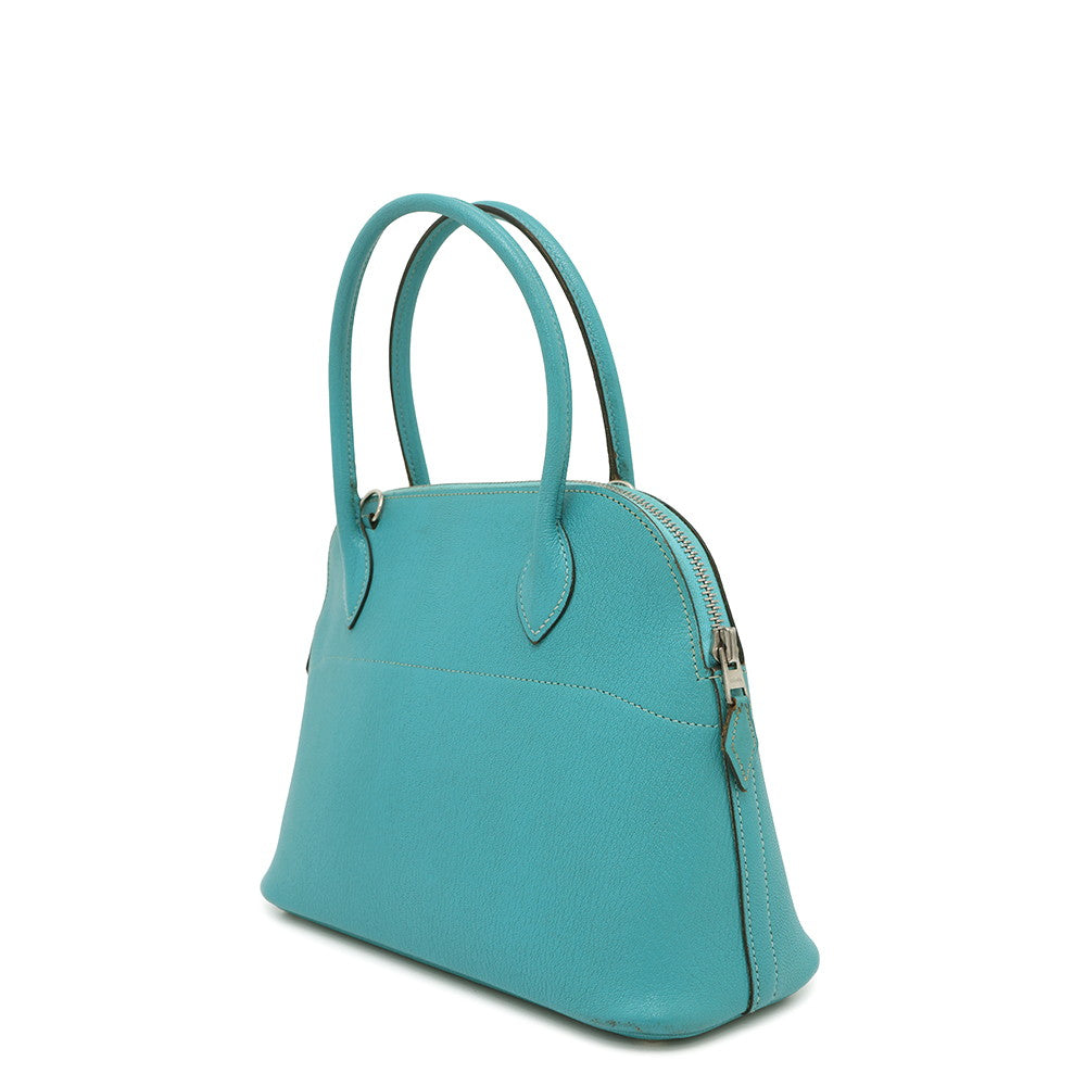 HERMES Bolide Lagon Chevre Myzore Goatskin Size 27