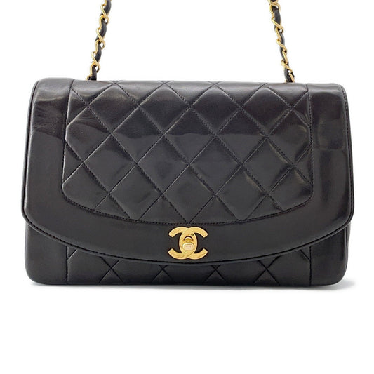 CHANEL Diana ChainShoulder Bag BlackA01165 Lambskin