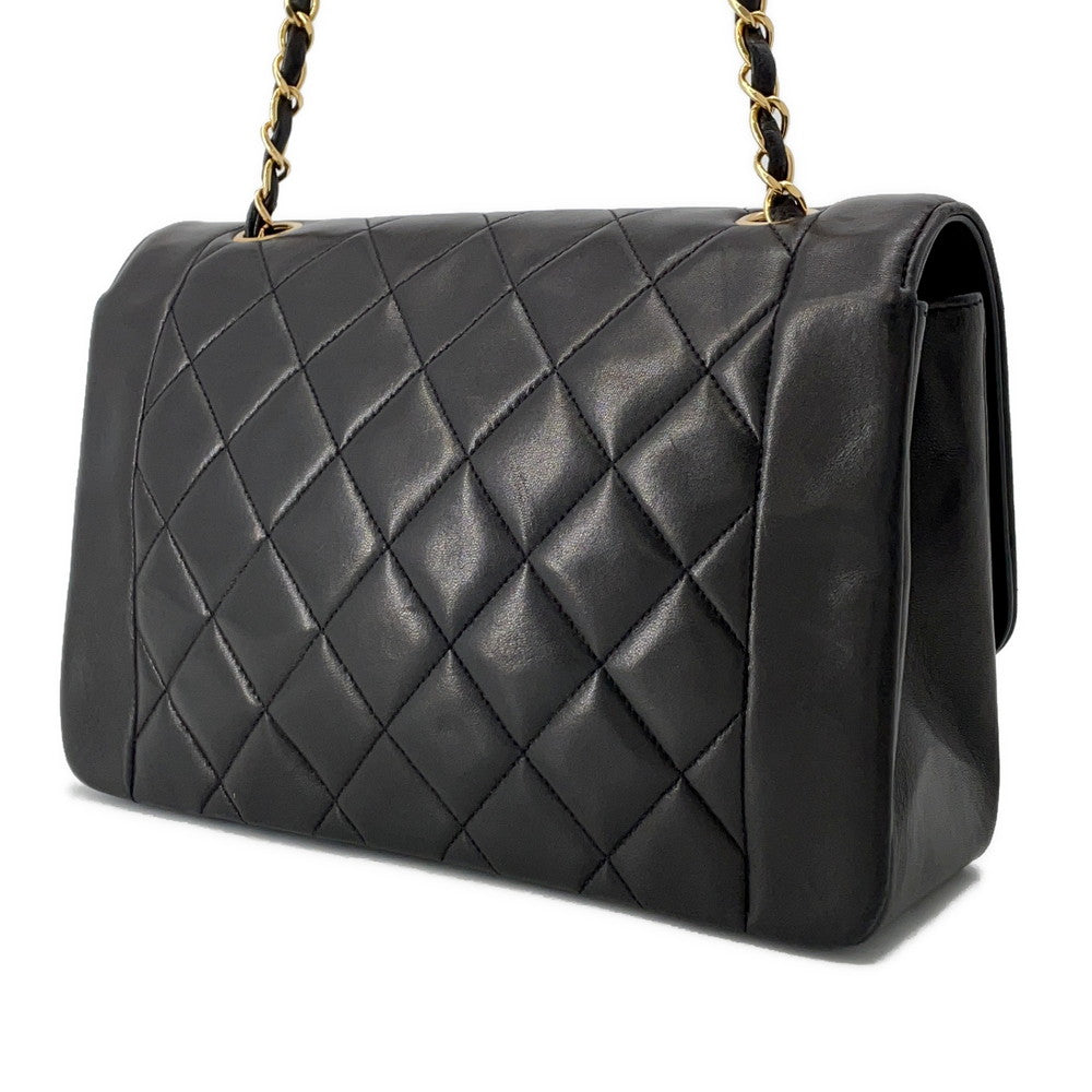 CHANEL Diana ChainShoulder Bag BlackA01165 Lambskin