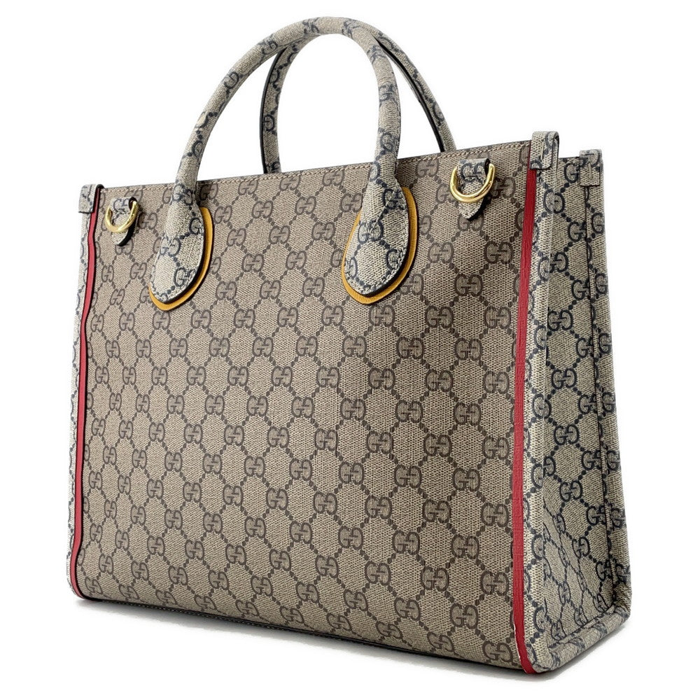 GUCCI EXQUISITE GUCCI Tote Bag Beige/Multicolor680956 PVC