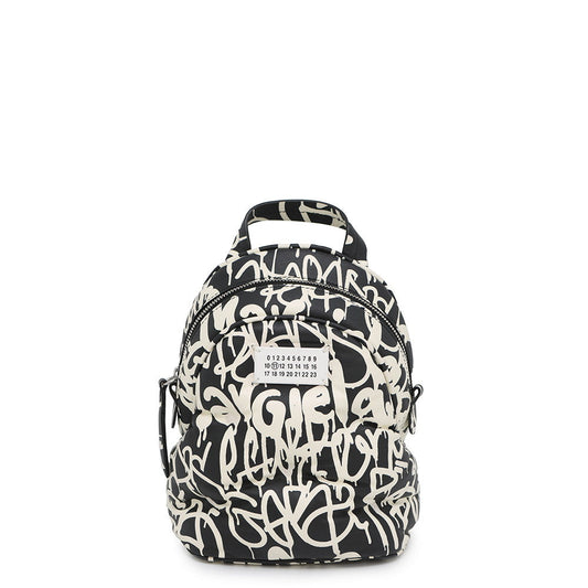 Maison Margiela Maison Margiela Glam Slam Backpack Black/WhiteS56WA0014 Leather