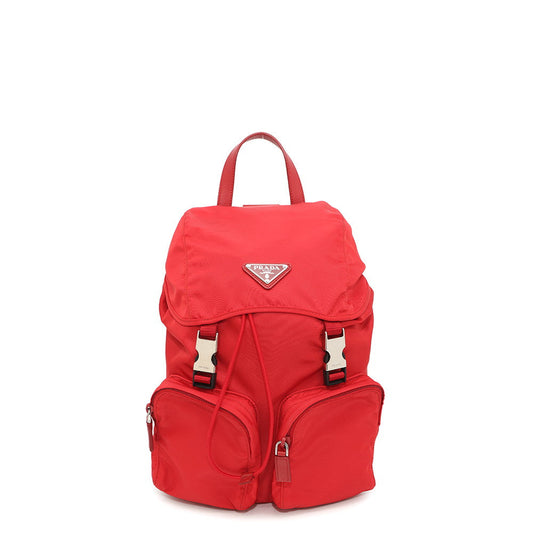 PRADA Backpack Red Nylon