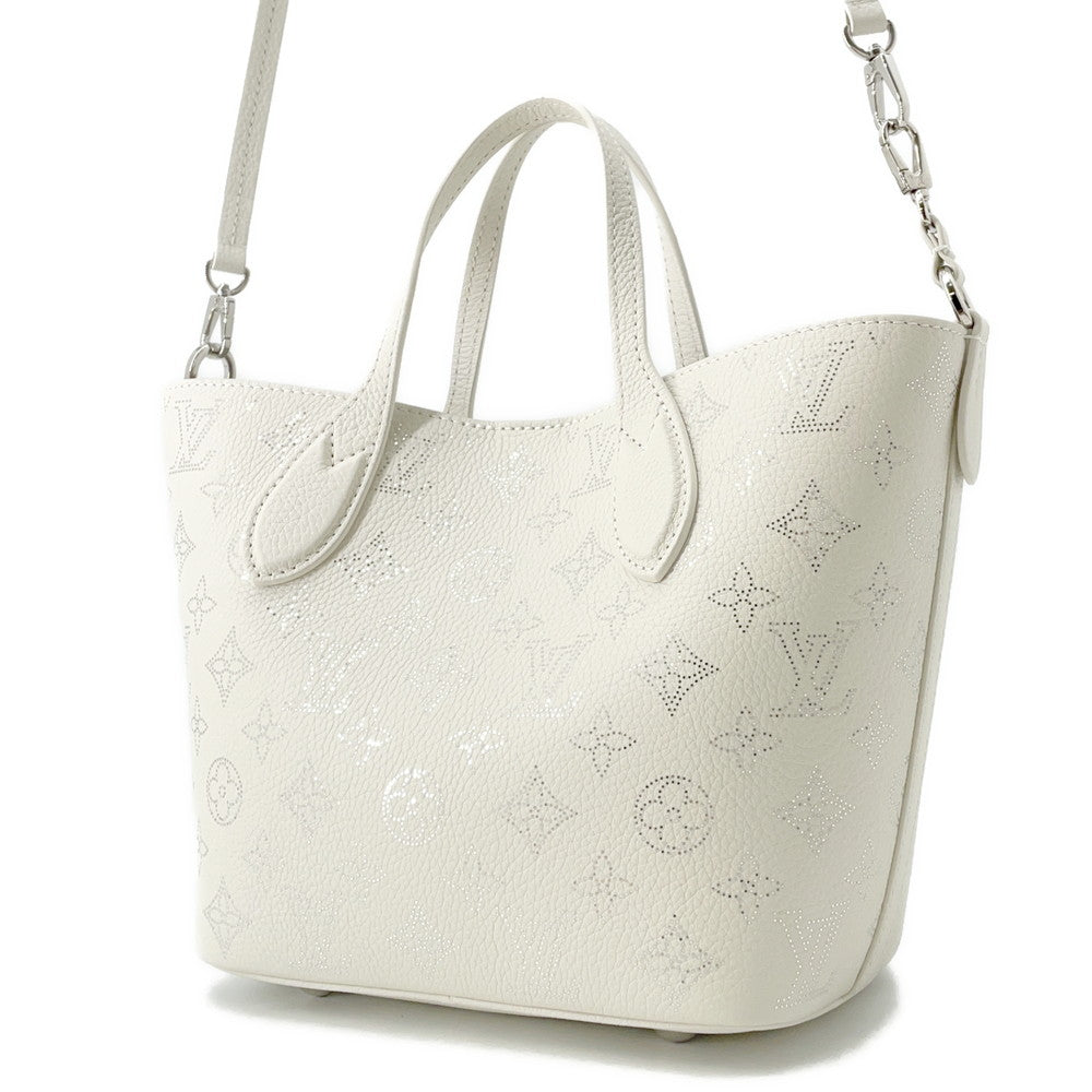 LOUIS VUITTON Blossom WhiteM11842 Monogram Mahina Size PM