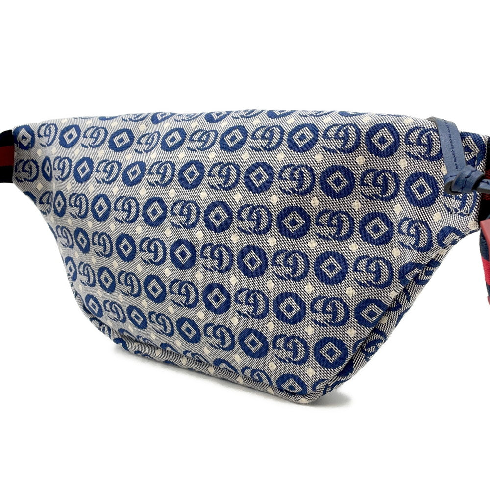 GUCCI Gucci Kids GG logo jacquard belt bag Blue502095 Canvas