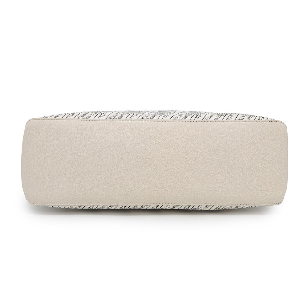 Berluti TouJules Mini Toile Malbeuf Tote Bag 10th Anniversary Japan Limited Edition Model White Leather PVC Size Mini