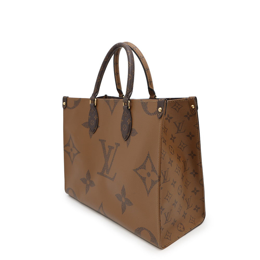 LOUIS VUITTON Onthego RedM45321 Monogram Monogram Reverse Canvas Monogram Giant Size MM