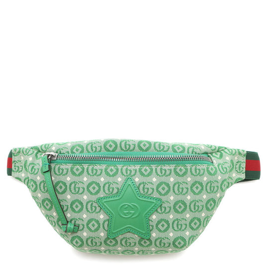 GUCCI Children's Star Crossbody Bag Green502095 Canvas