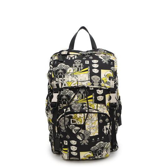 PRADA Comic Backpack Black Nylon