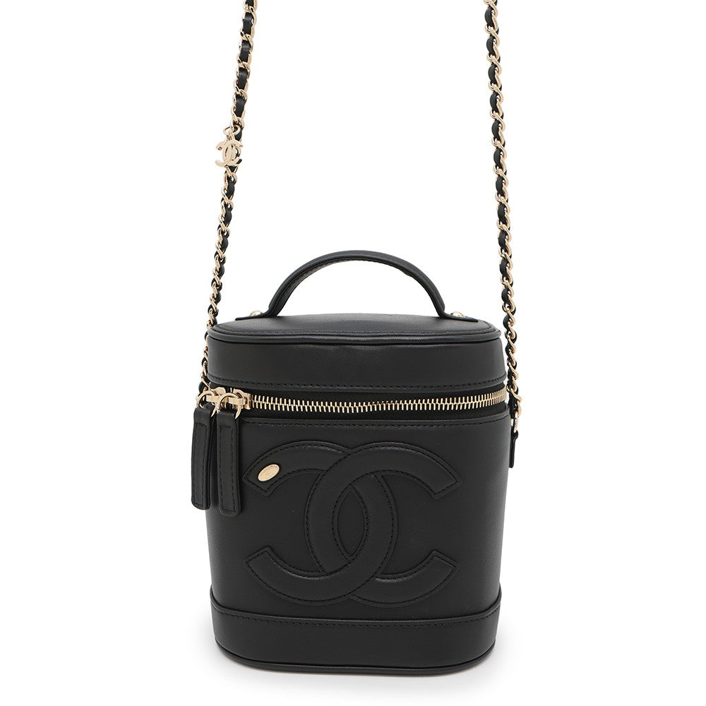 CHANEL Vanity ChainShoulder BlackAS0323 Lambskin