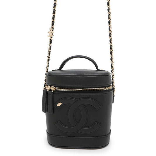 CHANEL Vanity ChainShoulder BlackAS0323 Lambskin