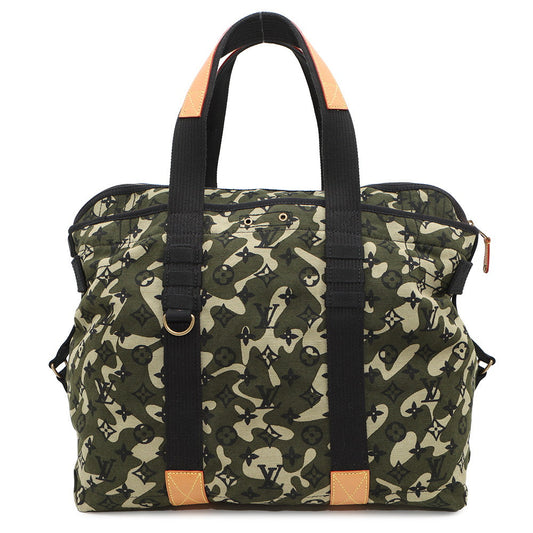 LOUIS VUITTON tray Green/Light Beige/NoirM95783 monogrammo flage