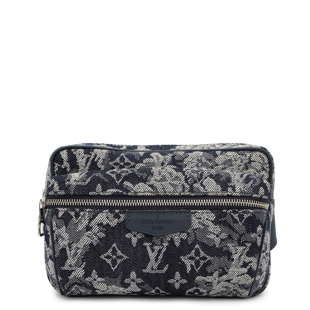 LOUIS VUITTON Bumbag/ Outdoor NavyM57281 Monogram / Tapestry