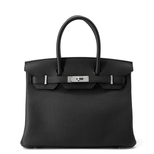 HERMES Birkin Black Togo Leather Size 30