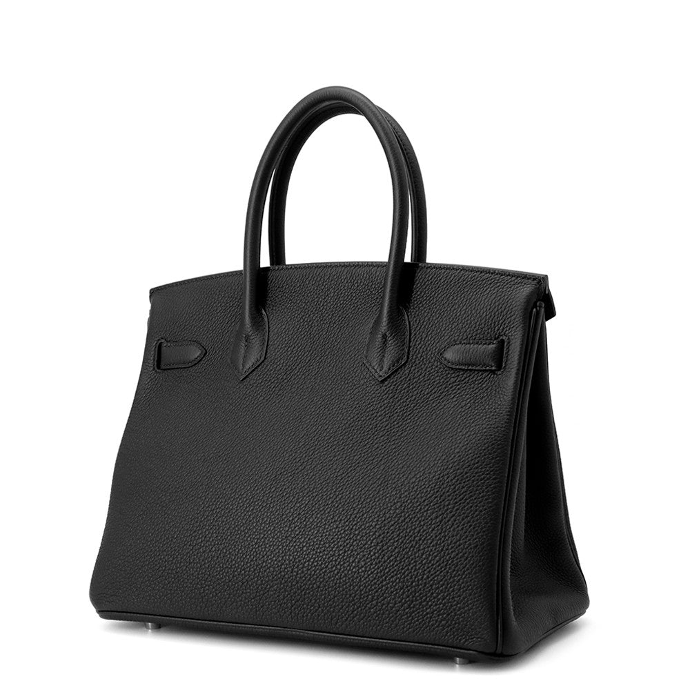 HERMES Birkin Black Togo Leather Size 30