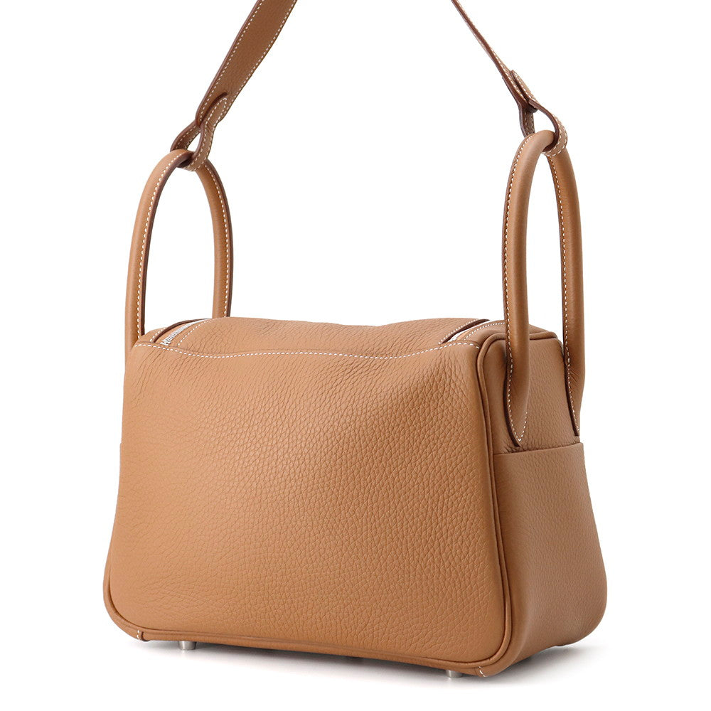 HERMES Lindy Gold Taurillon Clemence Size 26