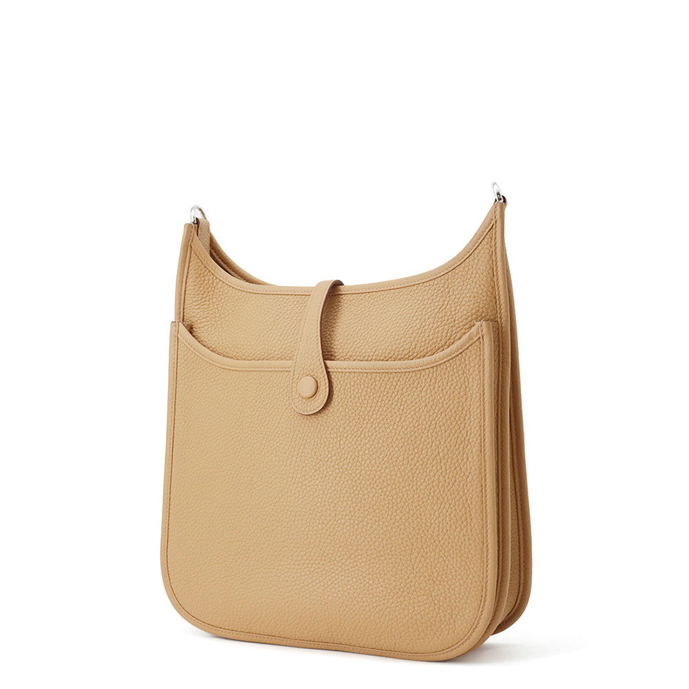 HERMES Evelyne3 Biscuit Taurillon Clemence Size PM