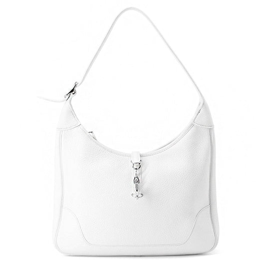 HERMES Trim White Taurillon Clemence Size 31