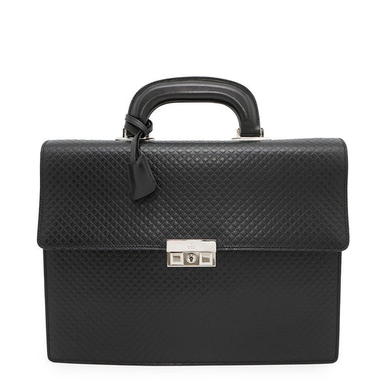 GUCCI Diamante Business Bag Black201849 Leather