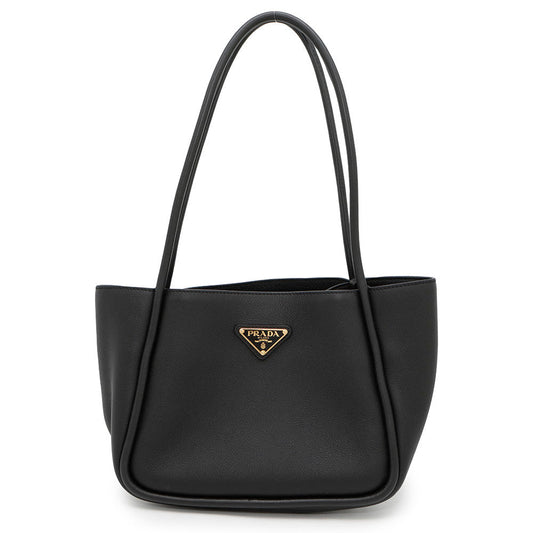 PRADA Shopping tote Black1BG539 Leather