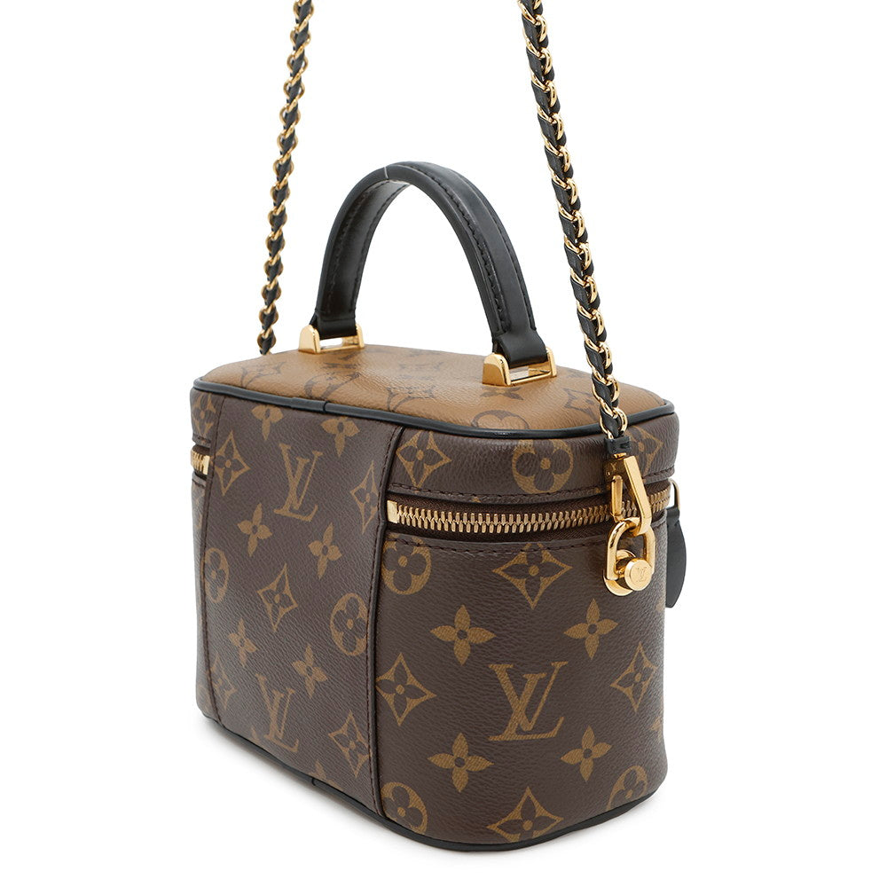 LOUIS VUITTON Vanity NV NoirM45165 Monogram Monogram Reverse Canvas Size PM
