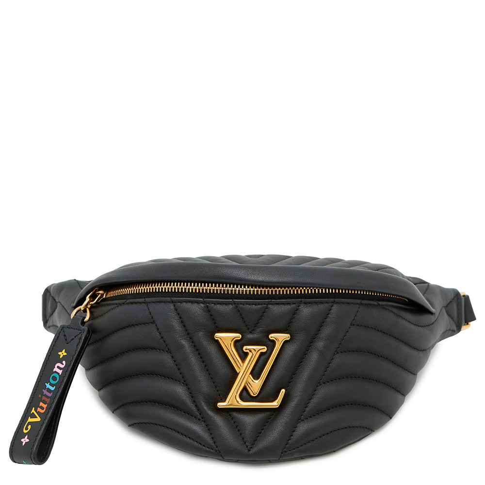 LOUIS VUITTON New Wave Bumbag NoirM53750 Calf Leather
