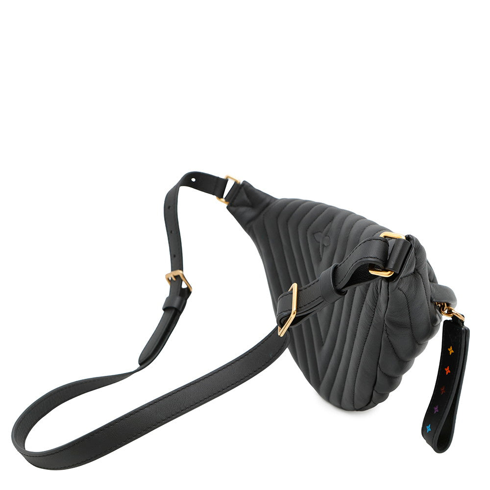 LOUIS VUITTON New Wave Bumbag NoirM53750 Calf Leather