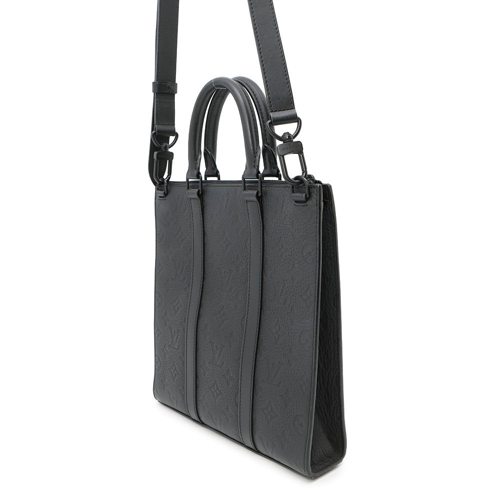 LOUIS VUITTON Sac Plat BlackM59960 Monogram・Taurillon