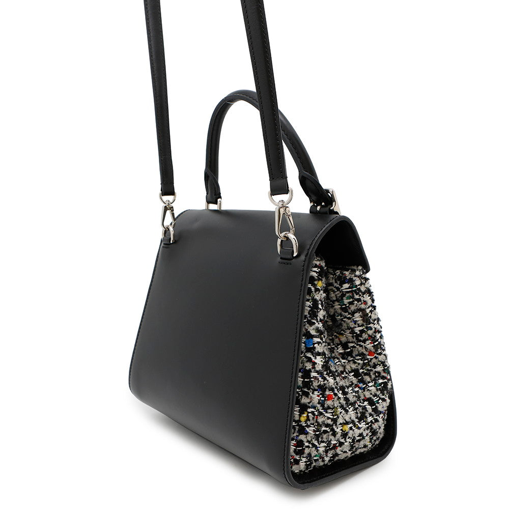 LOUIS VUITTON LV arc Gray/BlackM55501 Tweed Leather Size PM