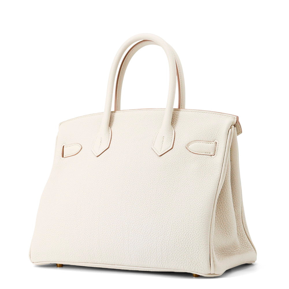 HERMES Birkin Beton Togo Leather Size 30