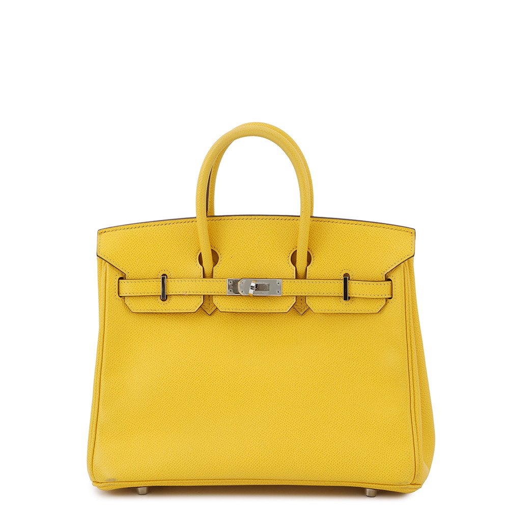 HERMES Birkin Jaune Ambre Epsom Size 25